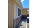 Close up of the home's exterior featuring stone accents at 844 67Th S St, South Pasadena, FL 33707