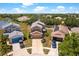 Bird's eye view shows the location of the house and other houses in the community at 11449 Crestlake Village Dr, Riverview, FL 33569