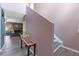 Inviting foyer with updated flooring and entry to the bright living room at 11449 Crestlake Village Dr, Riverview, FL 33569