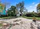 Backyard with room to add landscaping and a patio; the shed offers extra storage at 1214 Bay Shore Blvd, Indian Rocks Beach, FL 33785