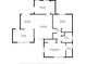 Detailed floor plan showing layout of bedrooms, living areas, kitchen, and bathrooms with dimensions at 1648 Arbor Dr, Clearwater, FL 33756