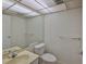 Bathroom featuring a vanity, a mirror, and a toilet at 1802 Bedford Ter # 187, Sun City Center, FL 33573