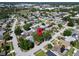 Elevated aerial capture displaying the property's spot in a suburban neighborhood at 2366 Covington Dr, Clearwater, FL 33763