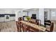 Open floor plan showcases a dining room which connects to the kitchen and living room at 2366 Covington Dr, Clearwater, FL 33763