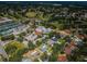 Aerial view showcasing the community amenities, including a pool, golf course, and tennis courts at 2700 Westchester N Dr, Clearwater, FL 33761