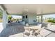 A community grilling station with multiple tables to gather and enjoy your Gathering and neighbors at 35853 Buttonweed Trl, Zephyrhills, FL 33541