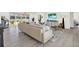 The open-concept living room has modern design and a serene, comfortable atmosphere at 420 48Th N St, St Petersburg, FL 33713