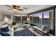 Stylish living room with water views, large windows, and comfortable seating creating a relaxing atmosphere at 5960 30Th S Ave # 414, Gulfport, FL 33707