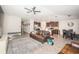 Inviting living space seamlessly connects to the kitchen, perfect for modern living and entertaining guests at 7202 Ozello Trail Ave, Ruskin, FL 33573