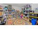 Functional storage space with shelving units for organization at 7714 Bayleaf Dr, Hudson, FL 34667