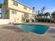 Beach house featuring a private pool, balconies and mature trees at 8030 Manasota Key Rd, Englewood, FL 34223
