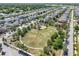 A play ground is nestled within a lush green landscape surrounded by neatly arranged residential houses at 10742 Verawood Dr, Riverview, FL 33579
