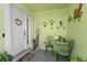 Charming front porch with door decorated with nautical decor for a welcoming touch at 11466 Captiva Kay Dr, Riverview, FL 33569