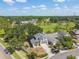 Scenic aerial shot of the home highlighting its location and surrounding landscape at 16169 Gardendale Dr, Tampa, FL 33624