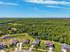 Stunning aerial view showcasing beautiful homes adjacent to a lush conservation area at 2817 Cordoba Ranch Blvd, Lutz, FL 33559