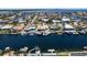 Waterfront homes boast private docks and pools, nestled in a neighborhood of waterfront property, ideal for boating enthusiasts at 3235 Seaway Dr, New Port Richey, FL 34652