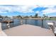 Private boat dock along a canal offering access for boating activities at 3235 Seaway Dr, New Port Richey, FL 34652