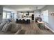 Gourmet kitchen featuring a large island, stainless steel appliances, and custom cabinetry at 4294 Cork Rd, Plant City, FL 33565