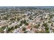 Expansive aerial view of the property showcasing the neighborhood and surrounding landscape, pinpointing the home's location at 736 85Th N Ave, St Petersburg, FL 33702