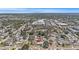 Detailed aerial view of property highlighting the community amenities, proximity to shopping, and the home's position at 736 85Th N Ave, St Petersburg, FL 33702