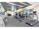 The home gym features treadmills and elliptical machines at 912 Channelside Dr # 2710, Tampa, FL 33602