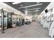 Well-equipped gym featuring modern machines, mirrored walls, and a bright, spacious layout at 912 Channelside Dr # 2710, Tampa, FL 33602