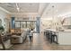 Wide view of the open floor plan showcasing the living room and kitchen areas at 922 Grand Cresta Ave, Brandon, FL 33511