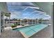 Inviting screened pool with clear water and a covered lanai, offering serene waterfront views and a perfect oasis at 927 Golf Island Dr, Apollo Beach, FL 33572