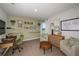 Inviting home office with stylish decor, comfortable seating, and ample workspace at 10006 Surrey Rose Dr, San Antonio, FL 33576