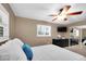 Serene bedroom with a comfortable bed, sleek furniture, and ample natural light at 1180 39Th N St, St Petersburg, FL 33713