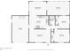Detailed floor plan showcasing the layout, room dimensions, and features of the residence at 12701 Cornell Ct, Hudson, FL 34667