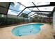 The inviting screened-in pool area is perfect for relaxation and outdoor enjoyment at 12815 Tallowood Dr, Riverview, FL 33579