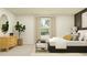 Cozy bedroom featuring natural light, neutral accents, and modern decor at 13186 Goldstone Ct, Wimauma, FL 33598
