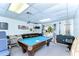 Fun game room with a pool table, decorations, and entertainment options at 13870 Oakwood Ln # 13870, Seminole, FL 33776