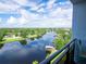 Expansive river views from the condo balcony at 2780 N Riverside Dr # 802, Tampa, FL 33602