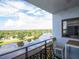 Scenic balcony with river views and outdoor seating area at 2780 N Riverside Dr # 802, Tampa, FL 33602