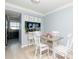 Charming dining area with a breakfast bar and seating for four, perfect for casual meals at 2780 N Riverside Dr # 802, Tampa, FL 33602