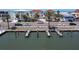 Waterfront property featuring private boat docks, perfect for boating enthusiasts and water activities at 36 Gulf Blvd # 3, Indian Rocks Beach, FL 33785