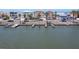 Waterfront complex featuring private boat docks and bay views at 36 Gulf Blvd # 3, Indian Rocks Beach, FL 33785
