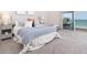 Main bedroom offers tranquil views of the ocean at 36 Gulf Blvd # 3, Indian Rocks Beach, FL 33785