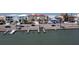 Lovely waterfront featuring private docks lining a scenic coastal street enhanced by passing traffic at 36 Gulf Blvd # 3, Indian Rocks Beach, FL 33785