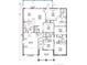 Detailed floor plan showing layout of the single-Gathering home with bedrooms, bathrooms, kitchen, and living spaces at 410 Shannon Estates Ct, Plant City, FL 33563