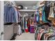 Spacious walk-in closet offering ample storage with clothing racks and shelving throughout at 6011 Caldera Ridge Dr, Lithia, FL 33547