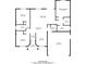 Detailed floor plan showcasing the layout, room dimensions, and overall structure of the home at 7080 Nicole Ln, Largo, FL 33771