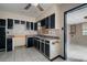 Traditional kitchen with black cabinets, tile backsplash, and lots of space for creativity at 7141 56Th N St, Pinellas Park, FL 33781