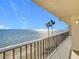 Charming balcony provides stunning water views and natural light from the clear blue sky at 7520 Sunshine Skyway S Ln # 110, St Petersburg, FL 33711