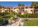 Beautiful condo complex with lush landscaping, palm trees and easy access to all units at 7520 Sunshine Skyway S Ln # 110, St Petersburg, FL 33711