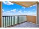 Balcony overlooking serene ocean views and blue skies at 9 Haig Pl # 510, Dunedin, FL 34698
