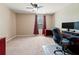 Office with a desk, computer, and a window at 10617 Lucaya Dr, Tampa, FL 33647