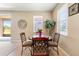 Bright dining area with backyard access at 10617 Lucaya Dr, Tampa, FL 33647